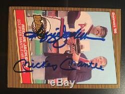SIGNED 1986 Donruss Highlights MICKEY MANTLE/REGGIE JACKSON Yankees AUTOGRAPHED