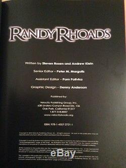 SIGNED x7 Randy Rhoads Behind the Scenes GJ2 Grover Jackson Rosen Klein + Pic