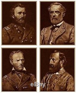 SUMMERS We've Got Him! Robert E Lee Stonewall Jackson Civil War 4 Bonus Prints
