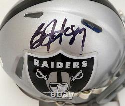 Sale! Bo Jackson Autographed Oakland Raiders Speed Mini Helmet Beckett 113789