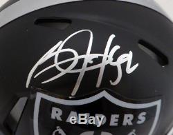 Sale! Bo Jackson Autographed Raiders Black Blaze Speed Mini Helmet Beckett