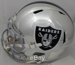 Sale! Bo Jackson Autographed Raiders Chrome Full Size Speed Helmet Beckett