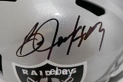 Sale! Bo Jackson Autographed Raiders Full Size Speed Replica Helmet Beckett