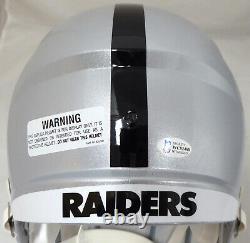Sale! Bo Jackson Autographed Raiders Full Size Speed Replica Helmet Beckett