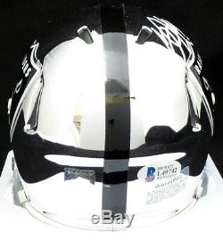 Sale! Bo Jackson Autographed Signed Raiders Chrome Speed Mini Helmet Beckett