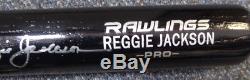 Sale! Reggie Jackson Autographed Signed Rawlings Bat Yankees, A's Psa/dna