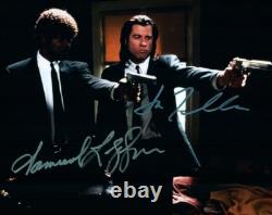Samuel L Jackson John Travolta signed 8x10 Photo autographed Picture with COA