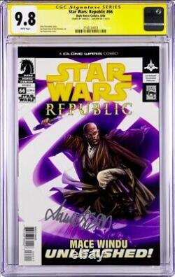 Samuel L Jackson Signed Autographed Star Wars Republic #66 Comic CGC 9.8