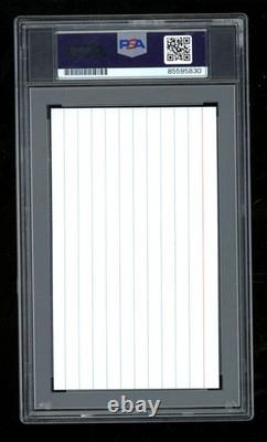 Samuel L. Jackson Signed Cut Auto Autograph PSA/DNA Authentic ZK9571