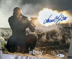 Samuel L Jackson Signed Photo 8x10 Nick Fury Autograph Avengers Endgame Bas Coa2