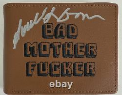 Samuel L. Jackson Signed Pulp Fiction Jules Winnfield Wallet Beckett Witnessed