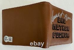 Samuel L. Jackson Signed Pulp Fiction Jules Winnfield Wallet Beckett Witnessed