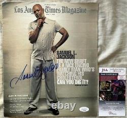 Samuel L. Jackson autographed signed autograph auto 2000 LA Times Magazine (JSA)