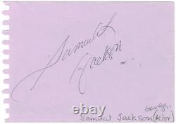 Samuel L. Jackson signed autographed album page AMCo COA 21347