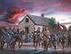 Scarlet Sky John Paul Strain Civil War Print Stonewall Jackson at Winchester