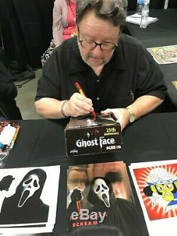 Scream 25th Anniversary Ghostface Mask SIGNED by Roger Jackson