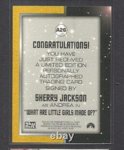 Sherry Jackson Signed Autograph Card Star Trek Season 1 Sybox Vintage Tv Tc2b11