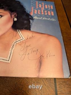 Signed Autograph LaToya Jackson LP And Photo