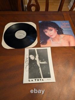 Signed Autograph LaToya Jackson LP And Photo