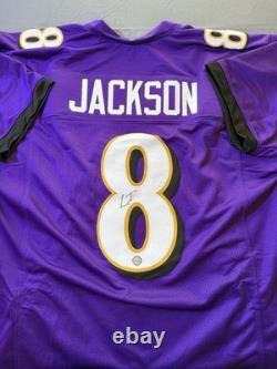 Signed Baltimore Ravens Lamar Jackson Autographed Jersey withCOA