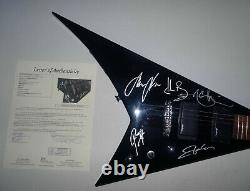 Signed Children Of Bodom Autographed Original 5 Jackson V Guitar Jsa # Bb28264