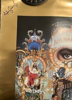 Signed Dangerous Poster/Lithograph, Michael Jackson. LOWEST PRICE. LAST CHANCE