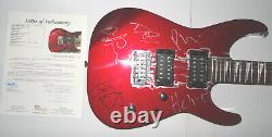 Signed Helmet Band Autographed Jackson Guitar Certified Authentic Jsa # Bb02334