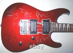 Signed Helmet Band Autographed Jackson Guitar Certified Authentic Jsa # Bb02334