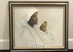 Signed Ida Jackson Artistic Impression Certified Oil Painting Madonna and Child