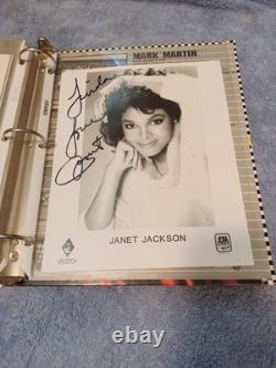 Signed Janet Jackson Rare Promotional Print to Linda Janet Jackson Autograph