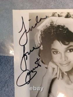 Signed Janet Jackson Rare Promotional Print to Linda Janet Jackson Autograph