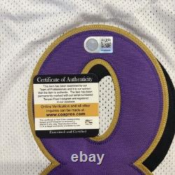 Signed Lamar Jackson Baltimore Ravens Autographed Custom Jersey COA