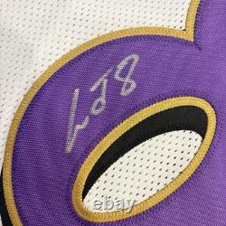 Signed Lamar Jackson Baltimore Ravens Autographed Custom Jersey COA