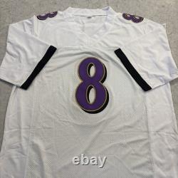 Signed Lamar Jackson Baltimore Ravens Autographed Custom Jersey COA