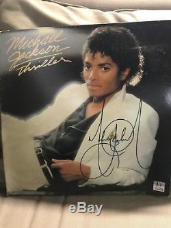 Signed Up Michael Jackson Thriller Record