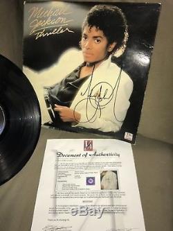 Signed Up Michael Jackson Thriller Record