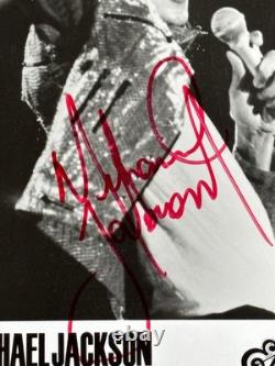 Signed photo of Michael Jackson 1988