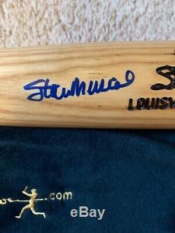 Stan Musial Autographed Signed Game Model Baseball Bat Reggie Jackson Certified
