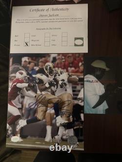 Steven Jackson Autographed Signed 8x10 Photo St. Louis Rams