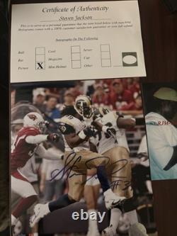 Steven Jackson Autographed Signed 8x10 Photo St. Louis Rams