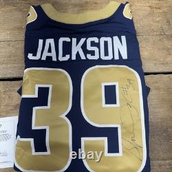 Steven Jackson Signed/Autographed Nike With Coa From RAMS NFL stitch Jersey #39