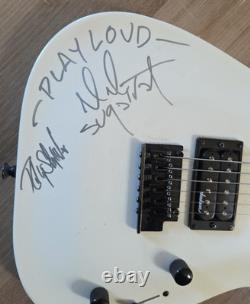 Sugar Ray Autographed Jackson Guitar. Signed by Mark McGrath, Rodney Sheppard
