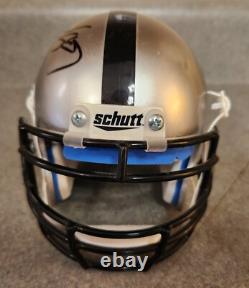 Super Rare BO JACKSON Signed Autographed Talking Stick Resort Casino Mini Helmet