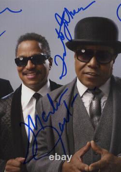 THE JACKSONS signed Autographed 8X10 PHOTO Jackson 5 BAND Jermaine Tito ACOA COA