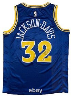 TRAYCE JACKSON DAVIS signed Autographed GOLDEN STATE WARRIORS jersey WithCOA PSA