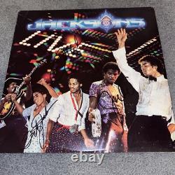 The Jackson 5 AUTOGRAPH SIGNED Jackie, Marlon, Tito Jackson VERY RARE Vinyl