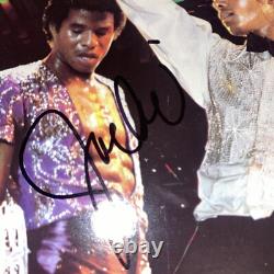 The Jackson 5 AUTOGRAPH SIGNED Jackie, Marlon, Tito Jackson VERY RARE Vinyl