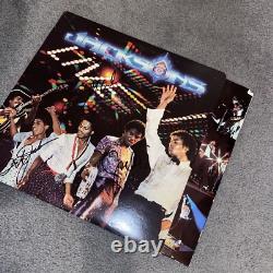 The Jackson 5 AUTOGRAPH SIGNED Jackie, Marlon, Tito Jackson VERY RARE Vinyl