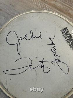 The Jackson 5 Autograph Drumhead Signed by Jackie, Tito, Marlon Jackson PSA