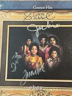 The Jackson 5 Autograph Signed Record Album Motown Greatest Hits PSA Authentic